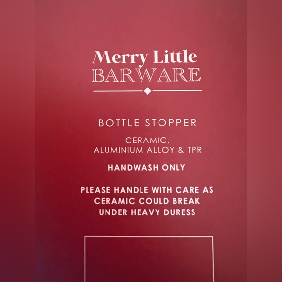 Holiday Bottle Stopper Set • Gingerbread/Nutcracker • NWT - Picture 6 of 6